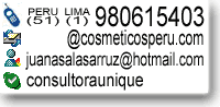 CONSULTORA UNIQUE EN LIMA JUANA SALAS TELEFONO CELULAR CLARO DE LIMA 980615403 UNIQUE COSMETICOS PERU
